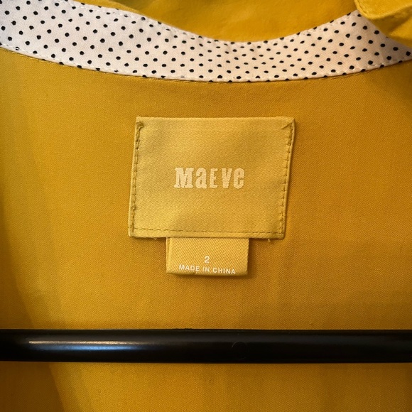 Maeve from Anthropologie button down shirt/blouse size 2 - Picture 2 of 2